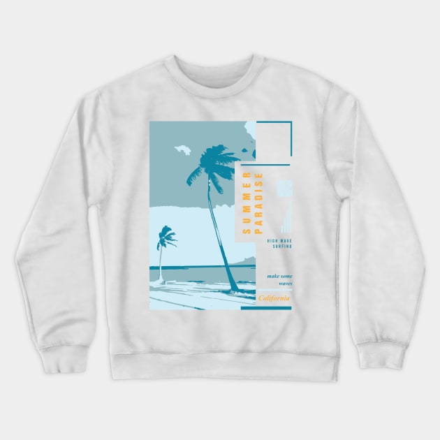 Summer Paradise beach Crewneck Sweatshirt by SSSD